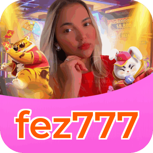 Interface do aplicativo fez777 mostrando jogos disponíveis no iOS e Android